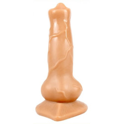 Animalorny Gode Dog Cock 12 x 4cm Flesh